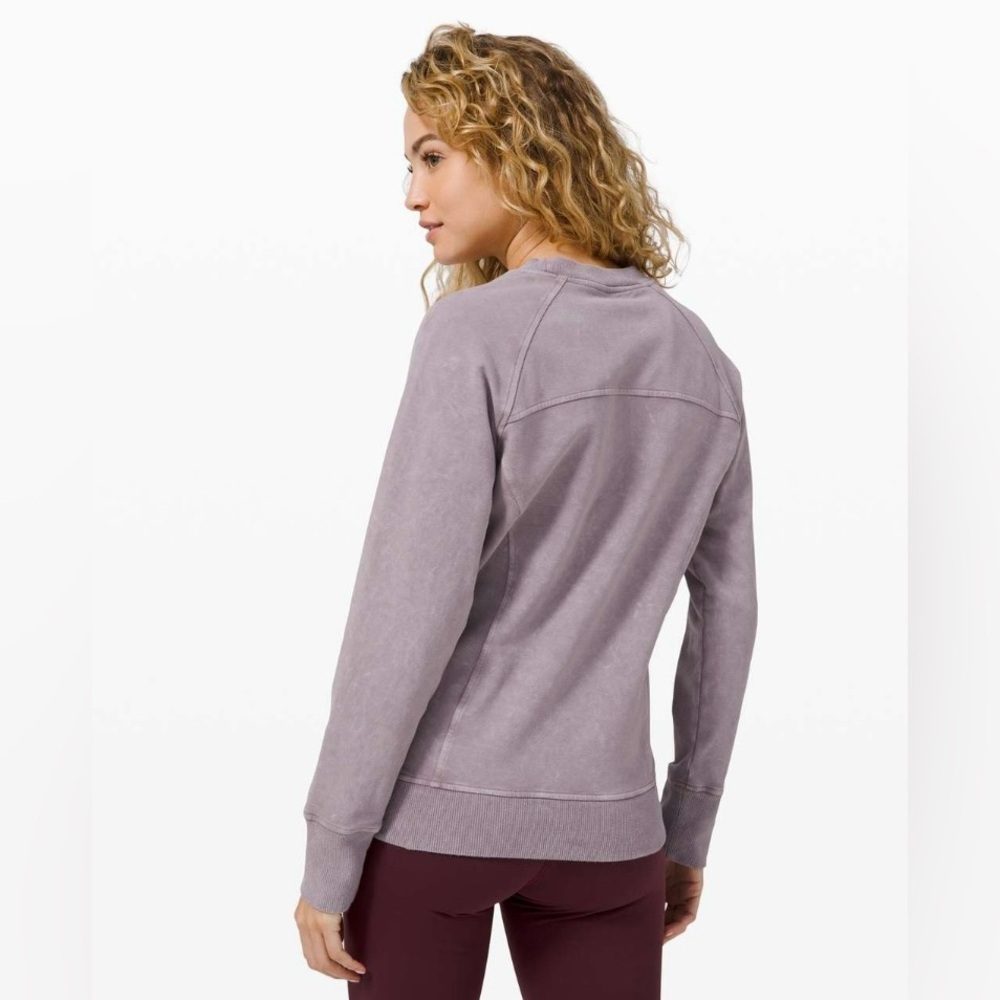 LULULEMON Scuba Crew Washed Lunar Rock 4 - Picture 4 of 11